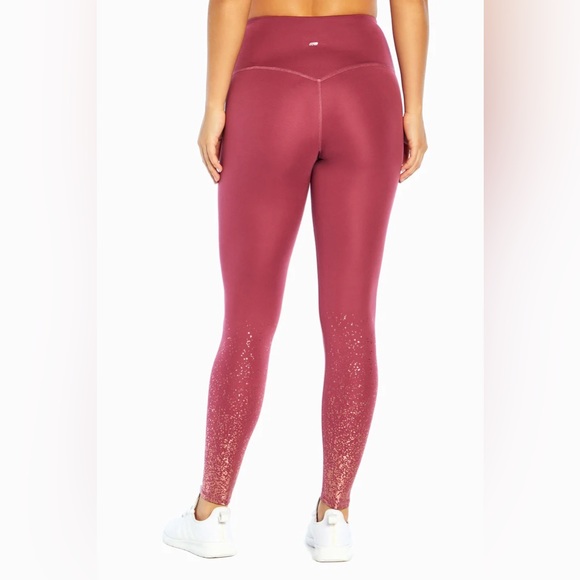 🆕 Marika Shimmer Legging size M violet Quartz/Rose Gold shimmer - Picture 4 of 7